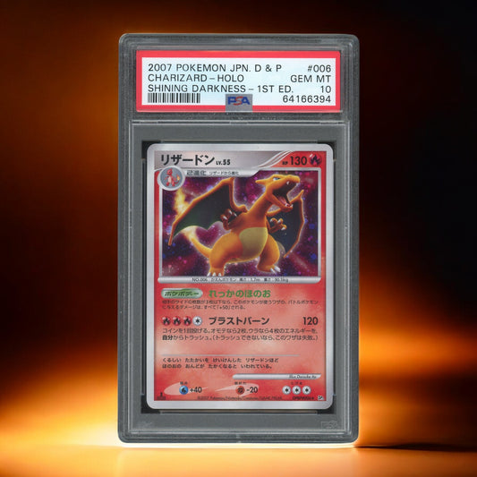 PSA 10 Charizard Lv 55, Japanese First Edition