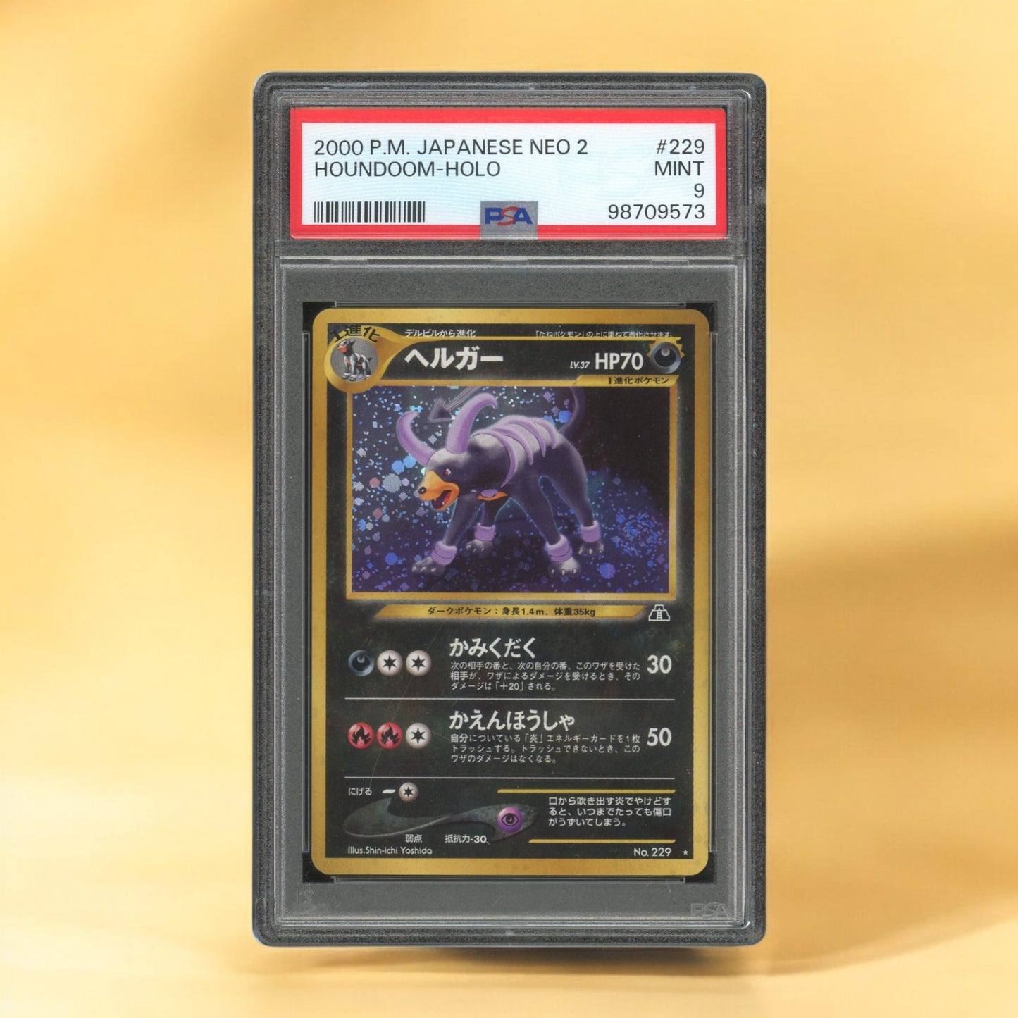 PSA 9 Japanese Houndoom, Neo 2